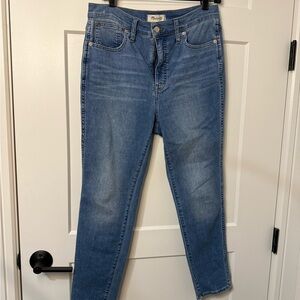 Madewell Medium Blue Straight Leg Jeans